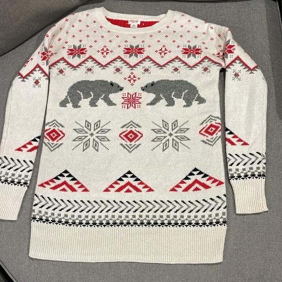 Massimo Supply Co Fair Isle Sweater with Polar Bears - Picture 1 of 16